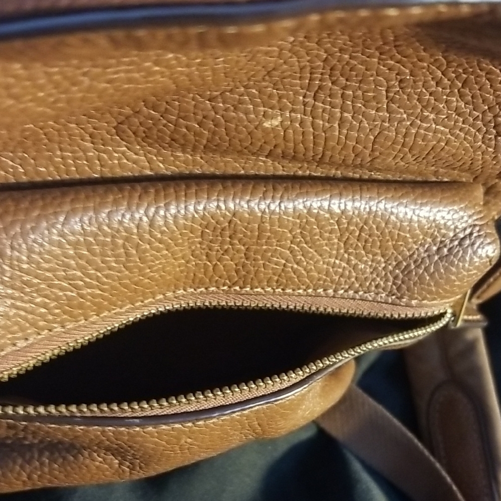 Coach Mini Charlie Brown Leather Backpack with Classic Silhouette - Picture 7 of 16